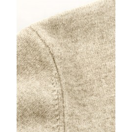 Men'S Plus Size V-Neck Sweater - Beige Casual Knit Sweater, Medium Stretch Fall/Winter Sweater for Everyday & Formal Outfits - Non-Bulky Layering Essential for Big & Tall Men, Winter Wardrobe, Classic Knitwear, Comfortable Fit, Versatile Top, Winter Clothing, Fall Fashion, Stylish Knitwear, Breathable Material, Knit Top, Big And Tall Men, PLUS SIZE, plus size clothes, Winter Outfits, Winter Clothing Collection, Plus Size Clothing | Casual Sweater | Stretchy Fabric