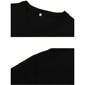 Men'S Plus Size V-Neck Sweater - Beige Casual Knit Sweater, Medium Stretch Fall/Winter Sweater for Everyday & Formal Outfits - Non-Bulky Layering Essential for Big & Tall Men, Winter Wardrobe, Classic Knitwear, Comfortable Fit, Versatile Top, Winter Clothing, Fall Fashion, Stylish Knitwear, Breathable Material, Knit Top, Big And Tall Men, PLUS SIZE, plus size clothes, Winter Outfits, Winter Clothing Collection, Plus Size Clothing | Casual Sweater | Stretchy Fabric