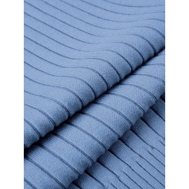 Men's Slim Fit Ribbed Turtleneck Sweater - Lightweight Knit Pullover for Fall/Winter, Casual Long Sleeve, Machine Washable, Solid Color, Comfortable Casual Attire, PLUS SIZE