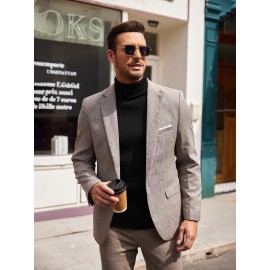 Men's Slim Fit Ribbed Turtleneck Sweater - Lightweight Knit Pullover for Fall/Winter, Casual Long Sleeve, Machine Washable, Solid Color, Comfortable Casual Attire, PLUS SIZE