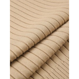 Men's Slim Fit Ribbed Turtleneck Sweater - Lightweight Knit Pullover for Fall/Winter, Casual Long Sleeve, Machine Washable, Solid Color, Comfortable Casual Attire, PLUS SIZE