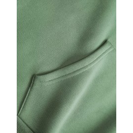 Men'S Oversized Fleece-Lined Hooded Sweatshirt with Surf & Beach Graphic Print - 100% Micro-Elastic Knit, Kangaroo Pocket, Surfing Surf Co. Design, Surfing-Themed Casual Pullover for Surfing, Beachwear & Everyday Comfort (Large Size) - Ideal Gift fo