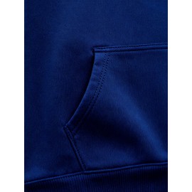 Customizable Men'S Hoodie - Personalized Front & Back Printing with Your Photo/Text/Logo - Soft Pullover Sweatshirt, Loose Fit Hooded Sweatshirt with Pockets, Durable Fabric for Corporate Branding, Birthday Gifts & Streetwear - Custom Graphic Design