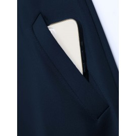 Men'S Plus Size Casual Army Print Varsity Jacket with Pockets, Baseball Collar, Zipper Closure, Knit Polyester Fabric, Slight Stretch, Regular Fit - 95% Polyester, 5% Elastane