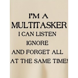 Men'S Plus Size Beige T-Shirt - 