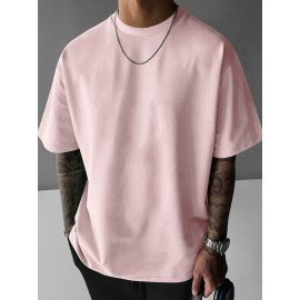 Men's Gothic Skull & Rose T-Shirt with Back Print - Oversized Streetwear Fit, Bold 