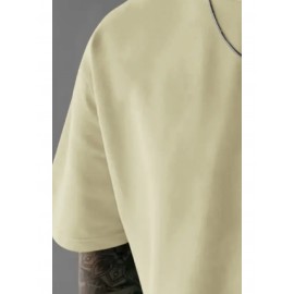 Men's Gothic Skull & Rose T-Shirt with Back Print - Oversized Streetwear Fit, Bold 