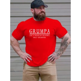 Funny Grandpa Saying T-Shirt - Plus Size Men's Heavyweight Tee with 
